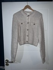 H&M Cream Boucle Cardigan