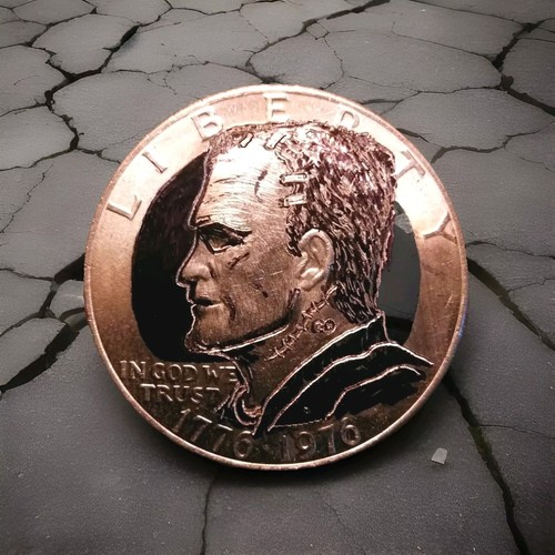 Hobo nickel eisenhower hand - hobo,