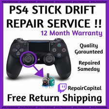 Playstation 4 Controller Analog Stick Drift Repair Service - Fast & Professional