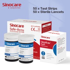 Sinocare 50x Accu Test Strips