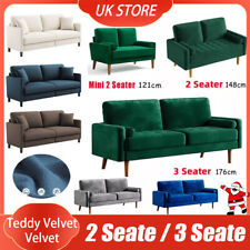 2/3 Seater Teddy Velvet Sofa