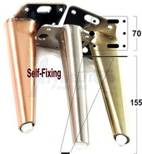 4 Metal Furniture Legs 155mm