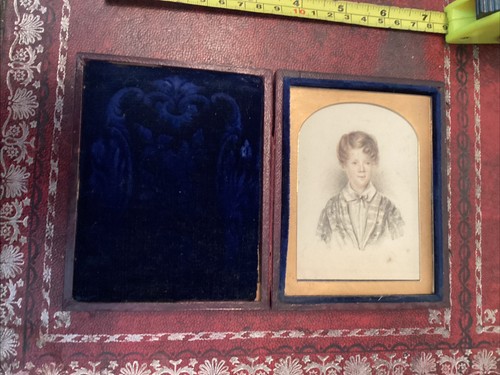 Antique signed miniature - antique,