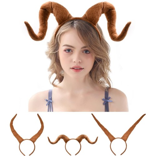 Plush antelope ram horns - plush,