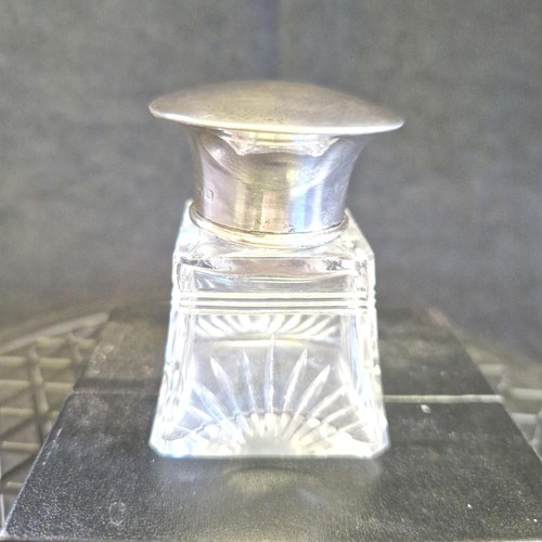 Antique sterling silver cut - &,