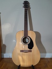 Fender FA-115 Dreadnought Natural Acoustic Guitar With Bag And Strap