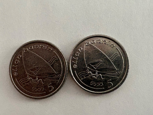 Isle man iom 1990 5p - of,