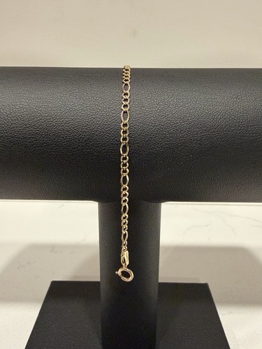 14k yellow gold figaro - gold,