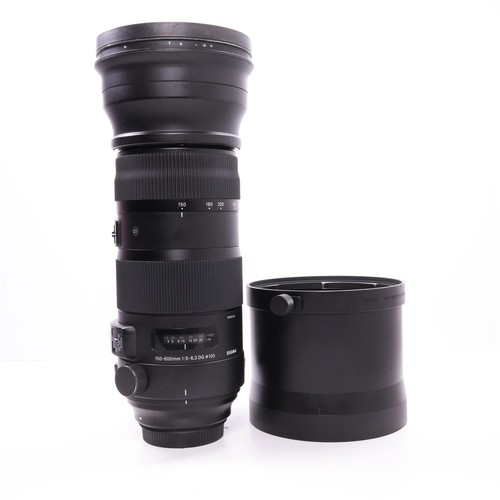 Sigma 150 600mm 3 dg - f/5-6.3,