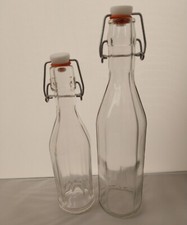Round glass bottles 250ml - glass, and