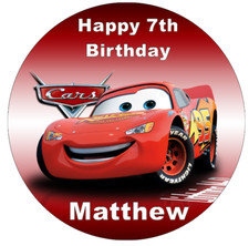Cars Lightning Mcqueen Edible