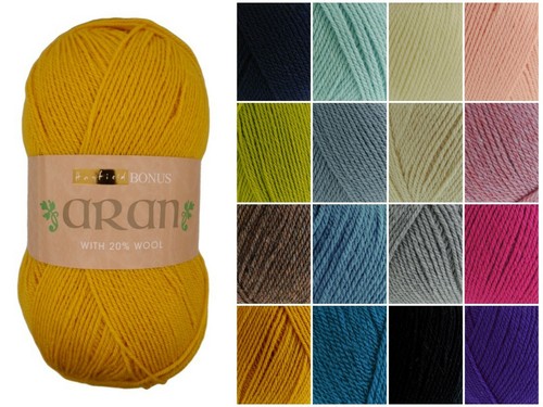 Bonus aran with - with, wool