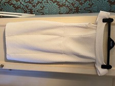 Lipsy London Bardot Dress by Michelle Keegan in White Size 8 UK