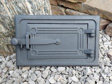 Cast iron fire door clay |