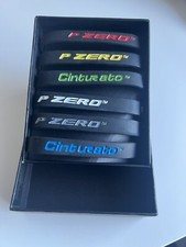 New Pirelli F1 Tyre Memorial Black Wristband Set of 6 Grand Prix Merchandise