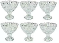 6x Footed Glass Trifle Fruit