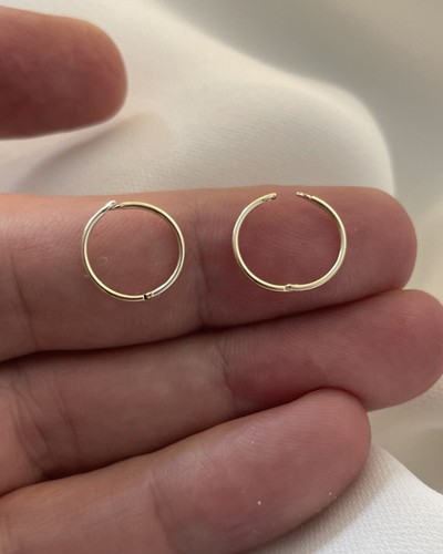 Genuine 9ct yellow gold 10mm - genuine,
