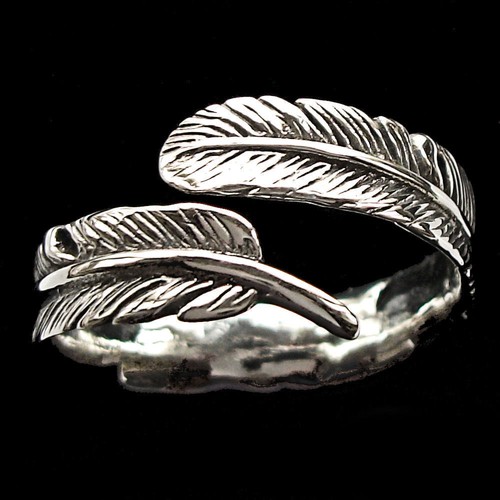 Eagle feather finger ring 925 - finger, .925