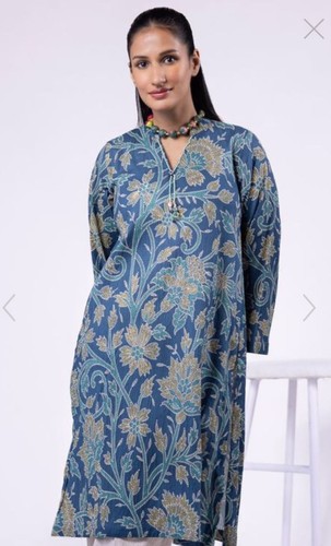 Ladies blue floral printed - floral,