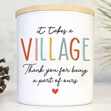 8oz Soy Wax Candle Thank You