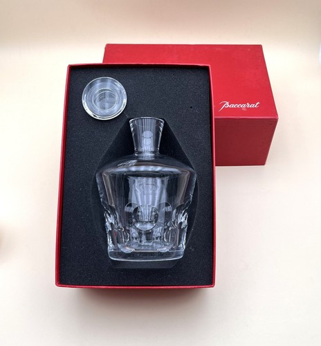 Crystal whiskey carafe signed - crystal,