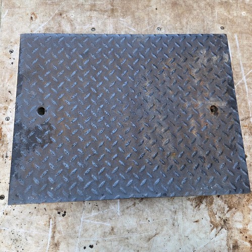 Galvanised manhole cover 656mm - galvanised,