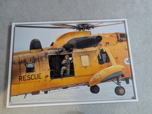 Sea king helicopter canvas - helicopter,