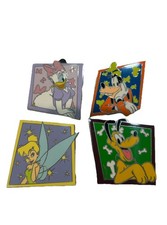 Disneyland Paris 2011 Disney Pin Deluxe Starter Set 4 Pins Goofy Tink Daisy Duck