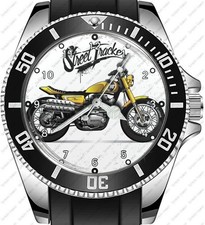 Biker Art Street Tracker Racer Moto Bike Sporty Unique Stylish Wrist Watch