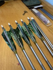 Easton xx75 1716 Arrows With Feathers - 5 Fletched - 2 Bareshafts