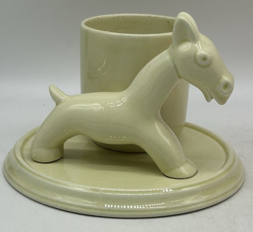 Czechoslovakia pottery donkey - czechoslovakia,