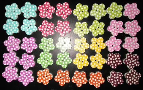 Pack 15mm wooden - pack, 10,