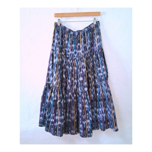 Vintage guatemalan ikat skirt - ikat,