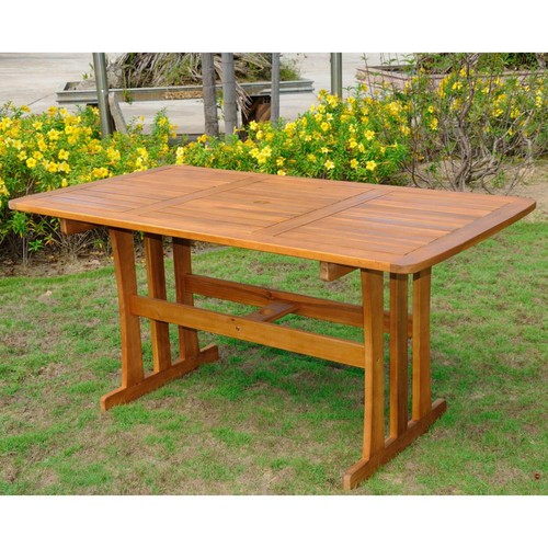Acacia rectangular dining - acacia,