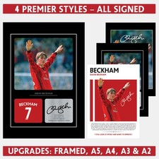 David Beckham Signed Photo