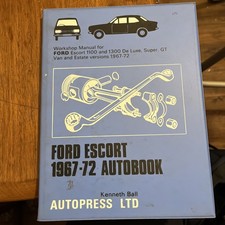 FORD ESCORT MK1 1100 1300 INCL SUPER GT ESTATE VAN 1967-70 OWNERS REPAIR MANUAL