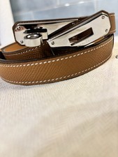 Hermès Kelly Belt Gold Tan
