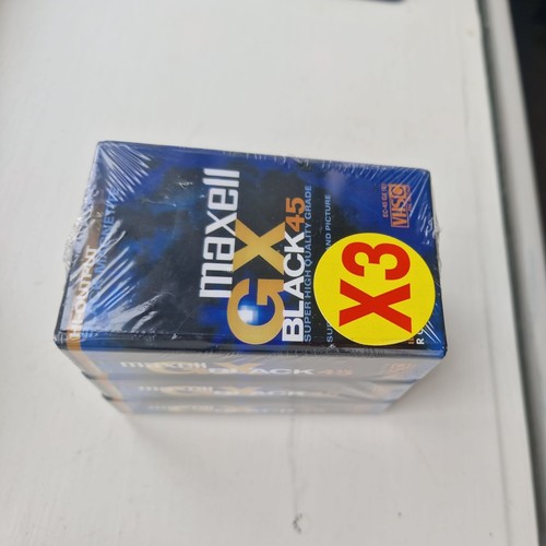 Maxell blank vhs c - 3, x