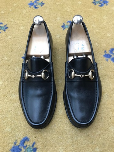 Gucci loafers leather shoes - loafers,