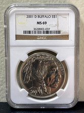 2001-D US S$1 Buffalo