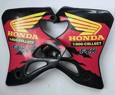 USED UFO HONDA CR125/250 BLACK RADIATOR SCOOPS WITH GRAPHICS 1995-1996 MODELS