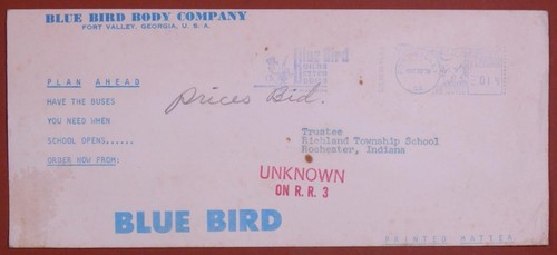 1958 blue bird body - bird, company