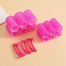 12x Large Hair Rollers Clips