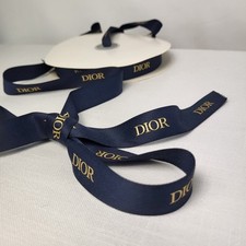 100cm Genuine DIOR Ribbon Navy