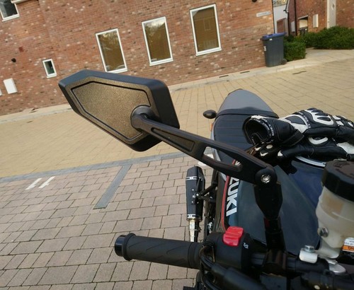 Motorcycle bar end mirror - bar,