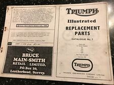 TRIUMPH T20 T20S T20SL T20T TIGER CUB ILLUSTRATED SPARE PARTS MANUAL #7 '59> 