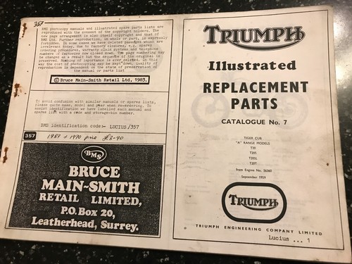 Triumph t20 t20s t20sl - triumph,