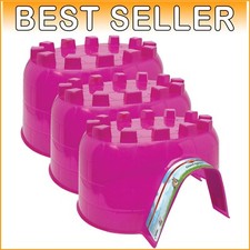 Giant Pack of 3 Translucent Igloo Hideouts for Small Pets - Cozy and Durable