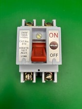 Wylex 810 100A Double Pole Main Switch Isolator 
