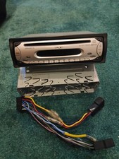 Sony Xpod car stereo head unit with removable face and wiring harness converter 